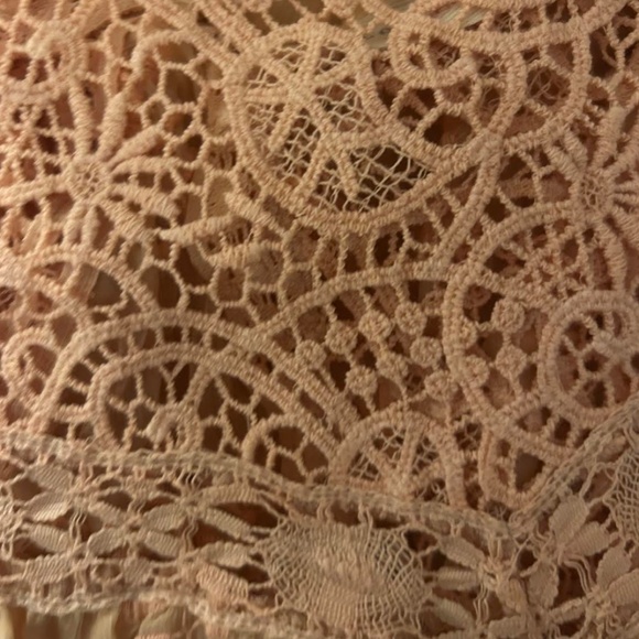 Johnny Was Size Medium Pink Silk Top - Picture 4 of 4